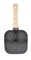 Cozinhe Tudo ao Mesmo Tempo! Frigideira Antiaderente com 3/4 Compartimentos Multiuso