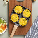 Cozinhe Tudo ao Mesmo Tempo! Frigideira Antiaderente com 3/4 Compartimentos Multiuso