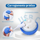 Bola Interativa Automática para Pets com Rotação 360° e Recarga USB