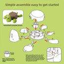 Tartaruguinhas do Descanso 🐢✨: Porta-Copos Divertidos, Antiderrapantes e à Prova de Calor