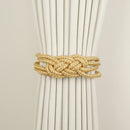 Conjunto com 2 Prendedores de Cortina Magnéticos em Corda Trançada – Design Elegante com Nó Chinês